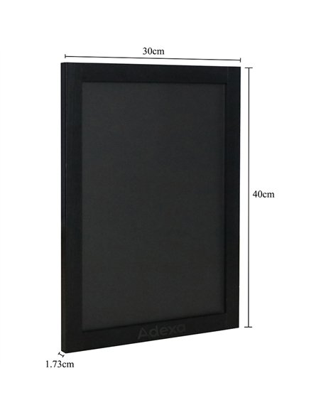 Chalk Board Black Frame 300×400mm | Stalwart DA-GWA208