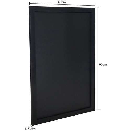 Chalk Board Black Frame 400×600mm | Stalwart DA-GWA210