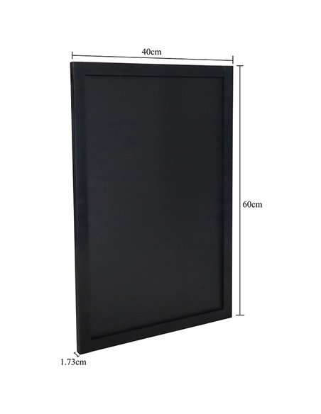 Chalk Board Black Frame 400×600mm | Stalwart DA-GWA210