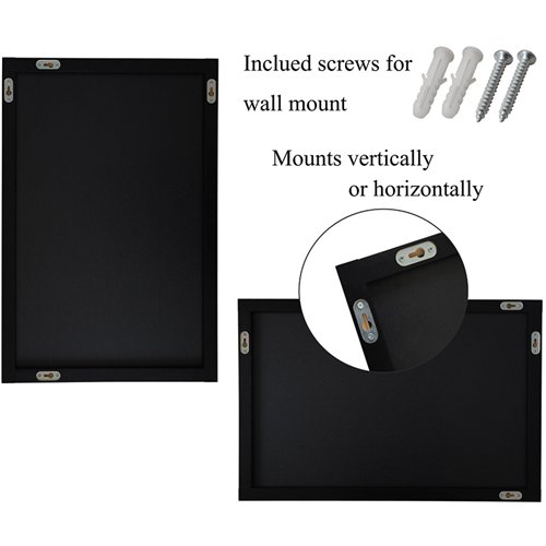 Chalk Board Black Frame 400×600mm | Stalwart DA-GWA210