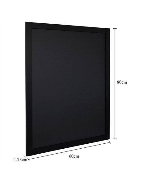 Chalk Board Black Frame 600×800mm | Stalwart DA-GWA212