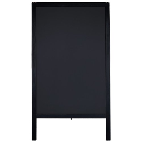 Pavement Chalk Board Black Frame 710×690×1252mm | Stalwart DA-GWA224