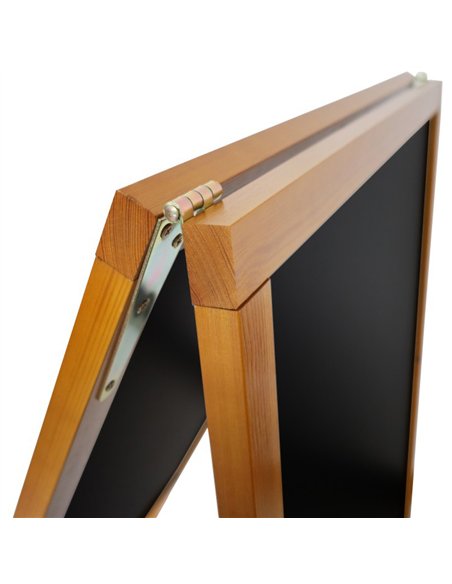 Pavement Chalk Board Beech Frame 710×690×1252mm | Stalwart DA-GWA226