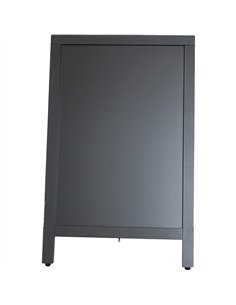 Single-Sided Pavement Chalk Board Black Frame 550×850mm | Stalwart DA-GWA214