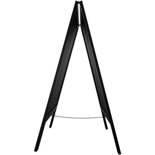 Pavement Chalk Board Black Frame 700×1300mm | Stalwart DA-GWA228