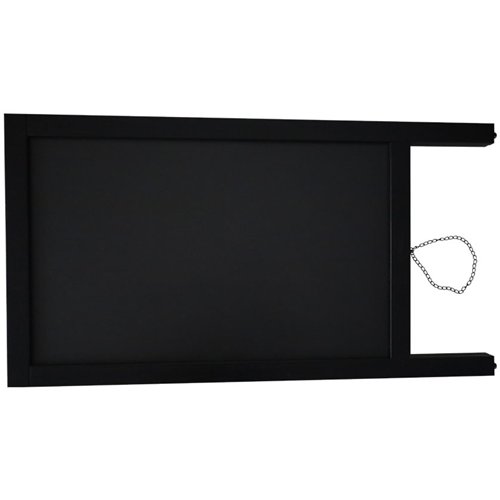 Pavement Chalk Board Black Frame 700×1300mm | Stalwart DA-GWA228