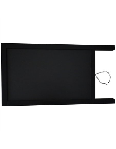 Pavement Chalk Board Black Frame 700×1300mm | Stalwart DA-GWA228