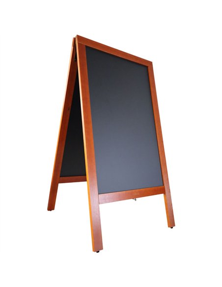 Pavement Chalk Board Beech Frame 700×1300mm | Stalwart DA-GWA230