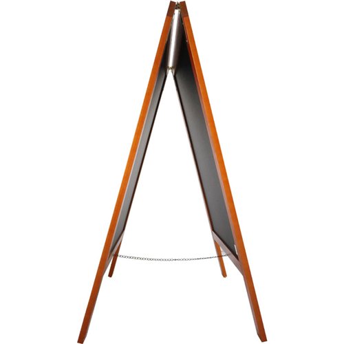 Pavement Chalk Board Beech Frame 700×1300mm | Stalwart DA-GWA230