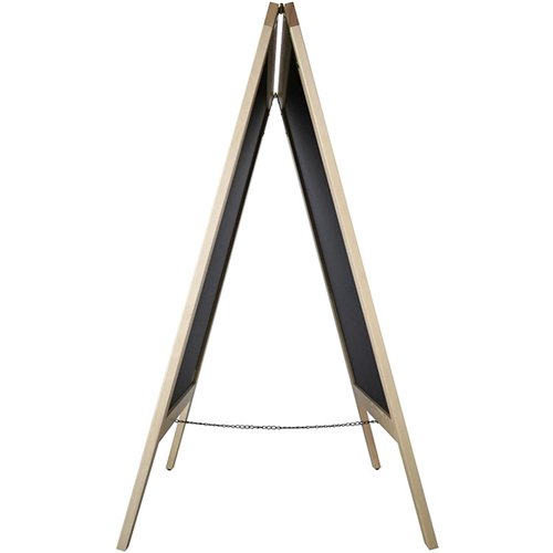 Pavement Chalk Board Natural Frame 700×1300mm | Stalwart DA-GWA232