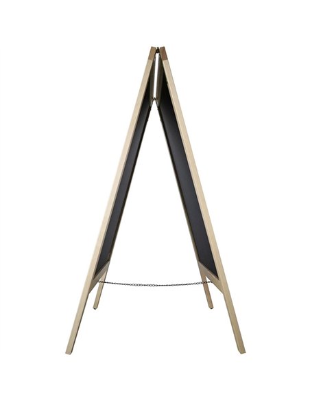 Pavement Chalk Board Natural Frame 700×1300mm | Stalwart DA-GWA232