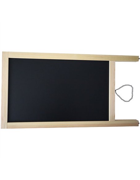 Pavement Chalk Board Natural Frame 700×1300mm | Stalwart DA-GWA232