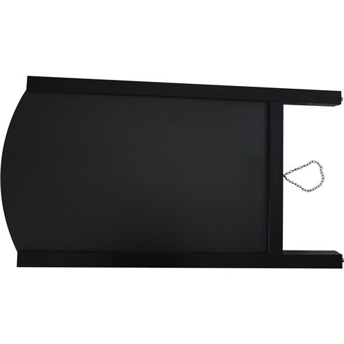 Open Top Pavement Chalk Board Black Frame 700×1300mm | Stalwart DA-GWA234