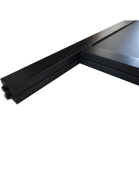 Open Top Pavement Chalk Board Black Frame 700×1300mm | Stalwart DA-GWA234