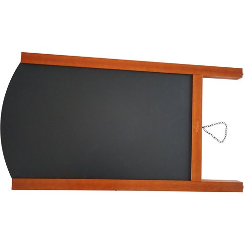 Open Top Pavement Chalk Board Brown Frame 700×1300mm | Stalwart DA-GWA236