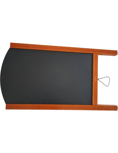 Open Top Pavement Chalk Board Brown Frame 700×1300mm | Stalwart DA-GWA236
