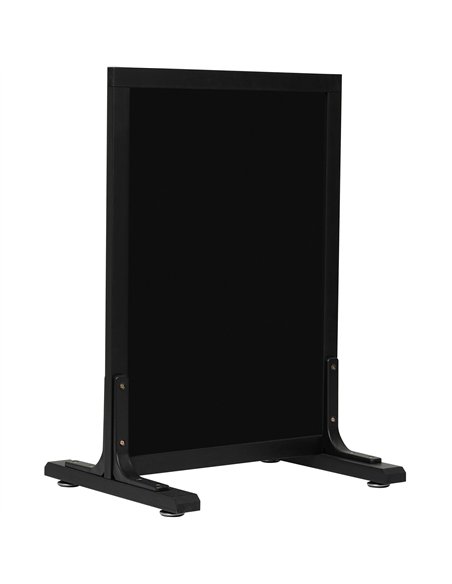 Pavement Chalk Board with Stand Black Frame 560×450×820mm | Stalwart DA-GWA238