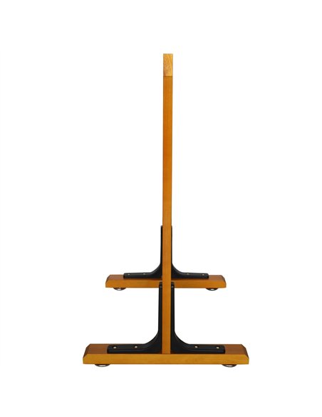 Pavement Chalk Board with Stand Beech Frame 560×450×820mm | Stalwart DA-GWA240