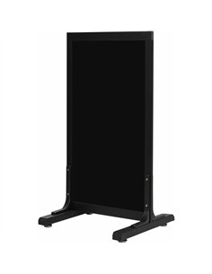 Pavement Chalk Board with Stand Black Frame 560×650×1220mm | Stalwart DA-GWA242