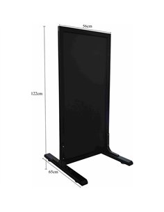 Pavement Chalk Board with Stand Black Frame 560×650×1220mm | Stalwart DA-GWA242 2