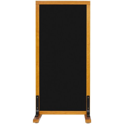 Pavement Chalk Board with Stand Beech Frame 560×650×1220mm | Stalwart DA-GWA244