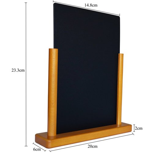 Table Chalk Board Beech Frame 200×60×233mm | Stalwart DA-GWA252
