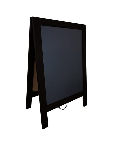 Pavement Chalk Board with Magnetic Surface Black Frame 20&quot×30&quot (508×762mm) | Stalwart DA-GWA264