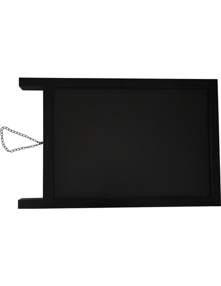 Pavement Chalk Board with Magnetic Surface Black Frame 20&quot×30&quot (508×762mm) | Stalwart DA-GWA264