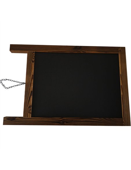 Pavement Chalk Board with Magnetic Surface Brown Frame 20&quot×30&quot (508×762mm) | Stalwart DA-GWA266