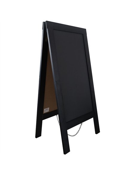 Pavement Chalk Board with Magnetic Surface Black Frame 20&quot×40&quot (508×1016mm) | Stalwart DA-GWA268