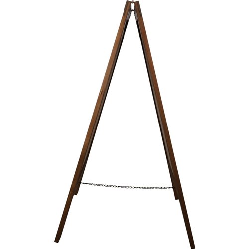 Pavement Chalk Board with Magnetic Surface Brown Frame 20&quot×40&quot (508×1016mm) | Stalwart DA-GWA270