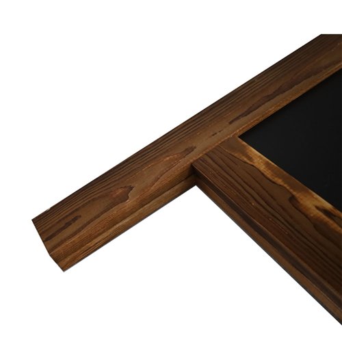 Pavement Chalk Board with Magnetic Surface Brown Frame 20&quot×40&quot (508×1016mm) | Stalwart DA-GWA270