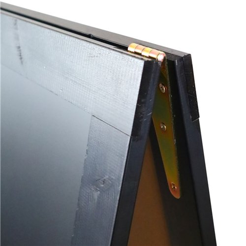 Pavement Chalk Board with Magnetic Surface Black Frame 24&quot×48&quot (610×1219mm) | Stalwart DA-GWA272