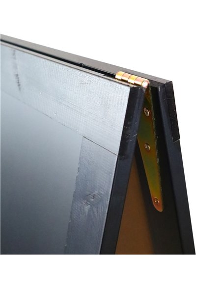 Pavement Chalk Board with Magnetic Surface Black Frame 24&quot×48&quot (610×1219mm) | Stalwart DA-GWA272