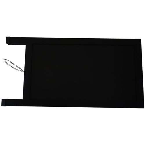 Pavement Chalk Board with Magnetic Surface Black Frame 24&quot×48&quot (610×1219mm) | Stalwart DA-GWA272