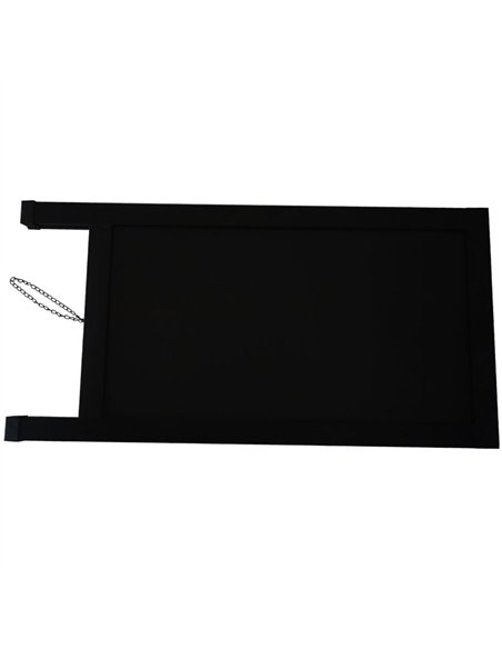 Pavement Chalk Board with Magnetic Surface Black Frame 24&quot×48&quot (610×1219mm) | Stalwart DA-GWA272