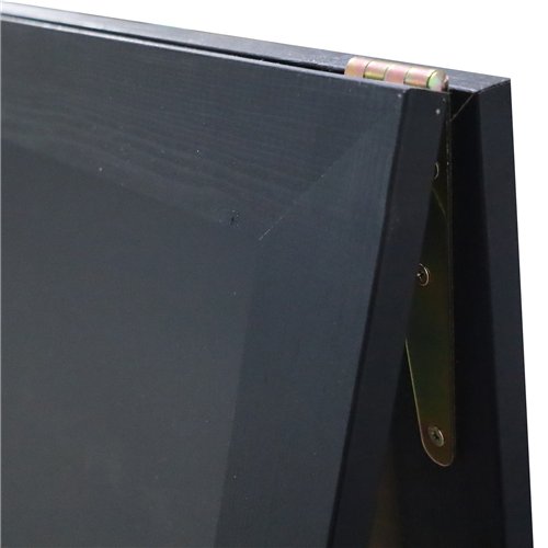 Pavement Chalk Board with Magnetic Surface Black Frame 27&quot×59&quot (686×1499mm) | Stalwart DA-GWA276