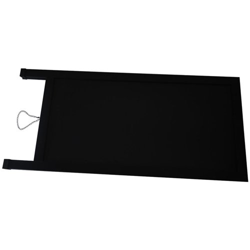 Pavement Chalk Board with Magnetic Surface Black Frame 27&quot×59&quot (686×1499mm) | Stalwart DA-GWA276