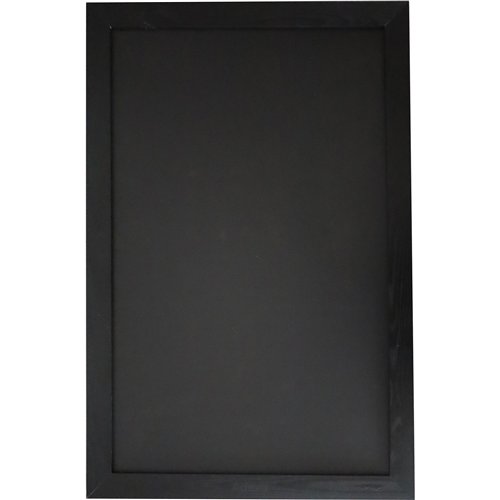 Wall-Mounted Chalk Board with Magnetic Surface Black Frame 18&quot×24&quot (457×610mm) | Stalwart DA-GWA284