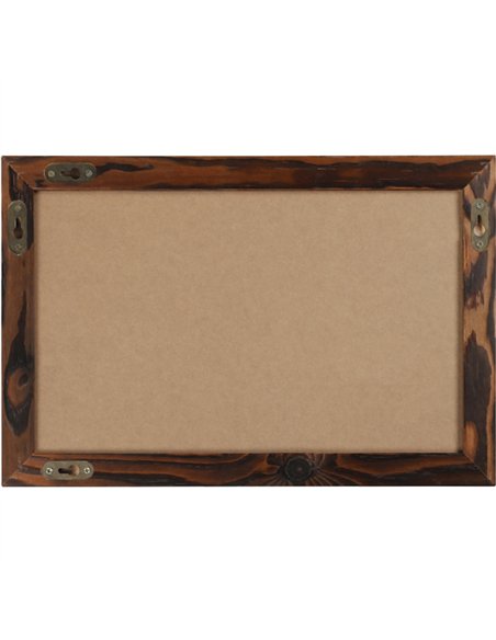 Wall-Mounted Chalk Board with Magnetic Surface Brown Frame 20&quot×30&quot (508×762mm) | Stalwart DA-GWA286