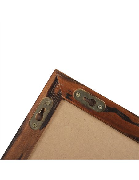 Wall-Mounted Chalk Board with Magnetic Surface Brown Frame 20&quot×30&quot (508×762mm) | Stalwart DA-GWA286