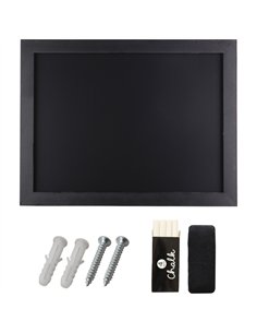 Wall-Mounted Chalk Board with Magnetic Surface Black Frame 24&quot×36&quot (610×914mm) | Stalwart DA-GWA288 2