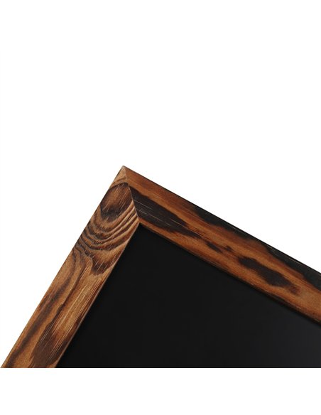 Wall-Mounted Chalk Board with Magnetic Surface Brown Frame 24&quot×36&quot (610×914mm) | Stalwart DA-GWA290