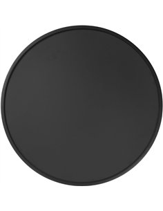 Wall-Mounted Circle Chalk Board with Magnetic Surface Black Frame ∅18&quot (457mm) | Stalwart DA-GWA296