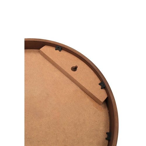 Wall-Mounted Circle Chalk Board with Magnetic Surface Brown Frame ∅18&quot (457mm) | Stalwart DA-GWA298
