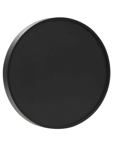 Wall-Mounted Circle Chalk Board with Magnetic Surface Black Frame ∅24&quot (610mm) | Stalwart DA-GWA300