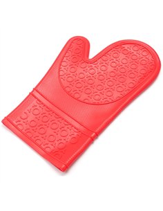 Professional Oven Mitts Silicone Red | Stalwart DA-SC02R