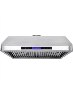 Commercial Extraction Canopy with Filter, Range Hood, Fan, Lights &amp Speed Control 900mm  | Stalwart DA-AP238PS1536