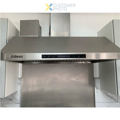 Commercial Extraction Canopy with Filter, Range Hood, Fan, Lights &amp Speed Control 900mm  | Stalwart DA-AP238PS1536