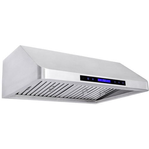 Commercial Extraction Canopy with Filter, Range Hood, Fan, Lights &amp Speed Control 900mm  | Stalwart DA-AP238PS1536